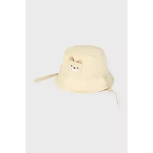 Mayoral Newborn pălărie din bumbac pentru bebeluși culoarea bej, bumbac, 9881 imagine