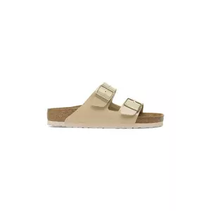 Birkenstock papuci Arizona Patent femei, culoarea bej, 1013070 imagine
