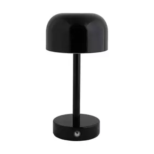 Leitmotiv lampă de masă led fără fir James culoarea negru imagine