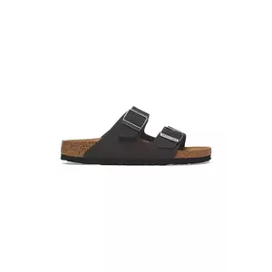 Birkenstock papuci din nubuc Arizona SFB culoarea negru, 1019011 imagine