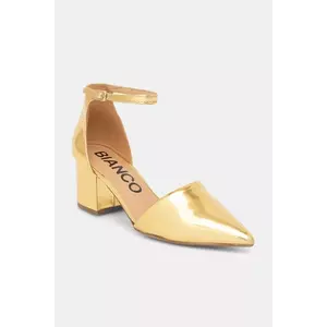 Bianco pumps BIADEVIVED culoarea auriu, cu toc drept, 11241717 imagine