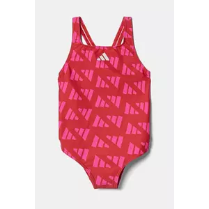 adidas Performance costum de baie dintr-o bucată pentru copii culoarea rosu, JG6050 imagine