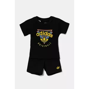 adidas Originals set de bumbac pentru copii culoarea negru, JN4535 imagine