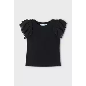 Mayoral bluza copii culoarea negru, neted, 3013 imagine