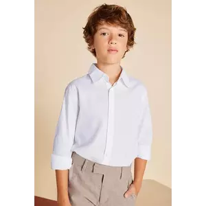 Mayoral camasa de bumbac pentru copii culoarea alb, 6142 imagine