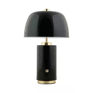 Leitmotiv lampă de masă led fără fir Freya culoarea negru imagine