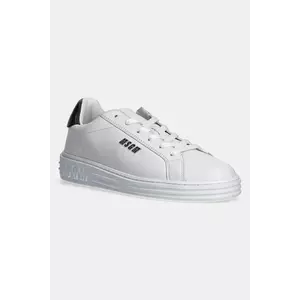 MSGM sneakers din piele culoarea alb, 3841MDS506 imagine