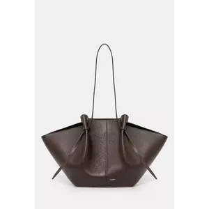 Yuzefi geantă de piele LARGE MOCHI culoarea maro, YUZCO-HB-LM-L038 imagine