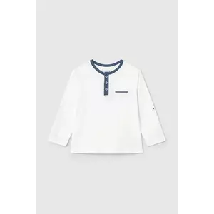 Mayoral longsleeve din bumbac pentru bebeluși neted, 1067 imagine