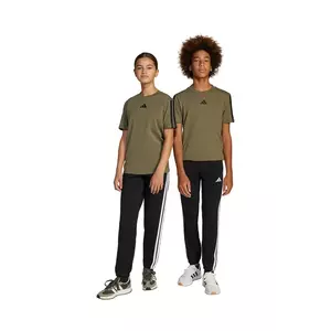 adidas pantaloni de trening pentru copii culoarea negru, modelator, JJ3540 imagine