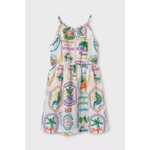 Mayoral rochie fete culoarea verde, mini, evazată, 6986 imagine