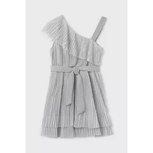 Mayoral rochie fete culoarea gri, mini, evazată, 6977 imagine