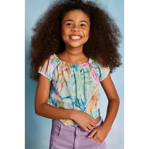 Mayoral bluza copii culoarea turcoaz, modelator, 6146 imagine