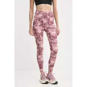 Columbia leggins sport Boundless Trek femei, culoarea roz, neted, 2033514 imagine