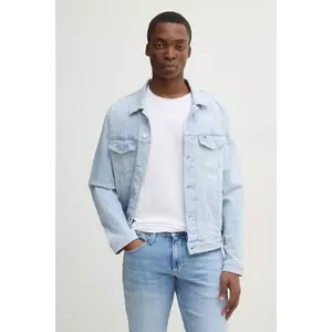 Tommy Jeans geaca jeans barbati, de tranzitie, DM0DM21048 imagine