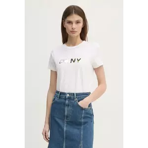 Dkny tricou femei, culoarea alb, P4KHAWNA imagine