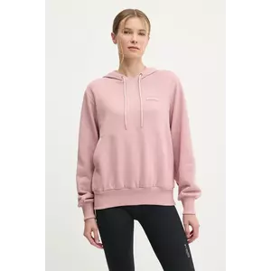 Columbia bluză trening Marble Canyon culoarea roz, cu glugă, neted, 2073661 imagine