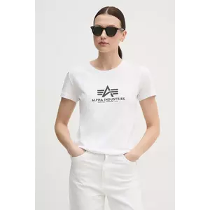 Alpha Industries tricou din bumbac culoarea alb 196051.09-white imagine