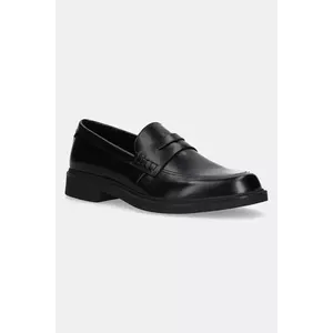 BOSS mocasini de piele Ronnin barbati, culoarea negru, 50536172 imagine
