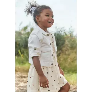 Mayoral geacă de bumbac pentru copii culoarea alb, 3407 imagine