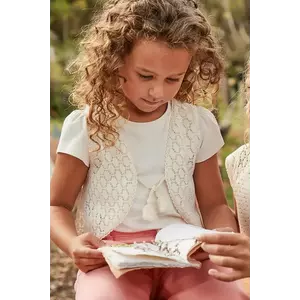 Mayoral tricou de bumbac pentru copii culoarea bej, 3007 imagine