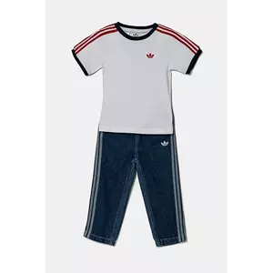 adidas Originals set de bumbac pentru copii culoarea alb, JC7863 imagine