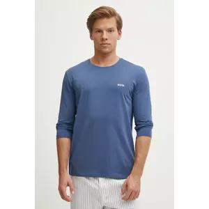 BOSS longsleeve bărbați, culoarea verde, uni, 50515389 imagine