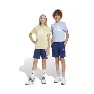 adidas pantaloni scurți copii culoarea bleumarin, cu imprimeu, JD6497 imagine