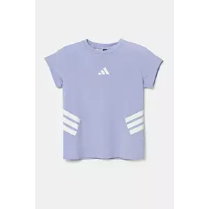 adidas tricou copii culoarea violet, JJ0993 imagine