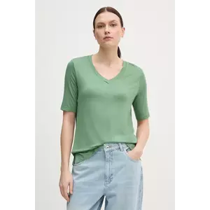 United Colors of Benetton tricou femei, culoarea verde, 3Z12D401G imagine