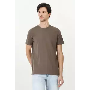 Medicine tricou culoarea maro, neted imagine