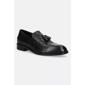 BOSS mocasini de piele Tayil barbati, culoarea negru, 50531305 imagine