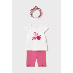 Mayoral Newborn set de bumbac pentru bebelusi culoarea roz, 1763 imagine