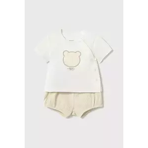 Mayoral Newborn set de bumbac pentru bebelusi culoarea bej, 1259 imagine