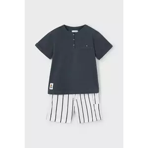 Mayoral set de bumbac pentru copii culoarea negru, 3603 imagine