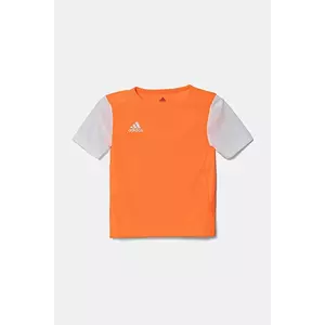 adidas Performance tricou copii culoarea portocaliu, cu imprimeu, DP3227 imagine