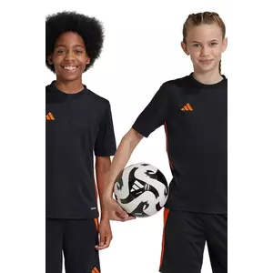 adidas Performance tricou copii culoarea negru, cu imprimeu, JJ1156 imagine