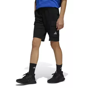 adidas pantaloni scurți copii culoarea negru, cu imprimeu, talie reglabila, JC9768 imagine