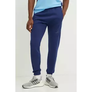 adidas pantaloni de trening ALL SZN culoarea albastru marin, neted, JC5361 imagine