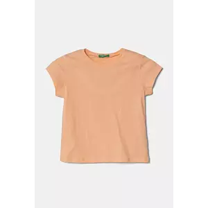 United Colors of Benetton tricou de bumbac pentru copii culoarea roz, 3I1XG106Y imagine