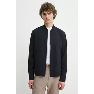 Les Deux geaca bomber barbati, culoarea albastru marin, de tranzitie imagine