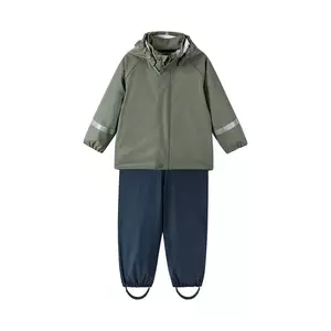 Reima jachetă și pantaloni pentru copii culoarea verde imagine