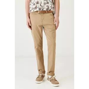 Medicine pantaloni culoarea bej, mulata imagine