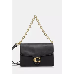 Coach geantă de piele TABBY culoarea negru, CY920 imagine