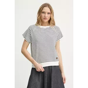 G-Star tricou din bumbac femei, culoarea bej, D24512-D979 imagine