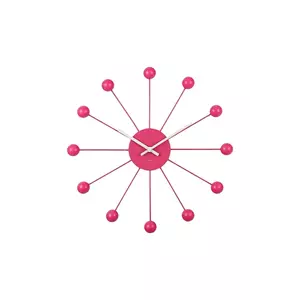 Karlsson ceas de perete Funky Spider culoarea roz imagine