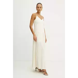 Forte Forte rochie culoarea bej, maxi, evazată, 13560.my dress imagine