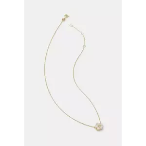 Tory Burch colier placat cu aur Kira Flower Pendant 158996-700 imagine