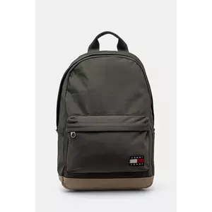 Tommy Jeans rucsac bărbați, culoarea verde, mare, cu imprimeu, AM0AM13356 imagine