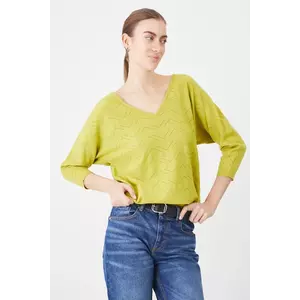 Medicine pulover femei, culoarea verde, light imagine